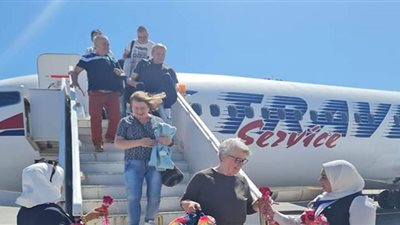 مطار مرسى علم الدولى يستقبل 19 رحلة طيران أوروبية