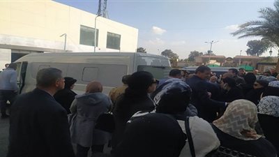 تشييع جنازة سيد عبدالعاطي من مسجد الرحمن الرحيم