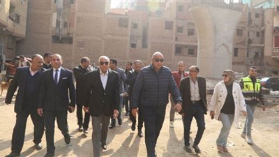 محافظ الجيزة يتفقد مسار محور عمرو بن العاص