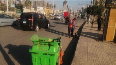 رفع 320 طن قمامة من شوارع وميادين المنصورة