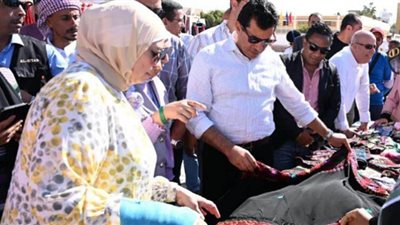 وزير الرياضة يتفقد مركز التنمية الشبابية بالطور