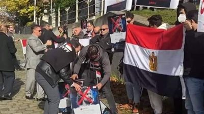 شاهد.. وقفة تضامنية أمام السفارة المصرية بفيينا للتنديد بالتدخل في شئون القضاء المصري