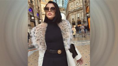 نسرين سند تبرز أناقتها بالأسود والبيج(صور)