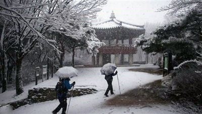 موجة من البرد القارس تجتاح كوريا الجنوبية
