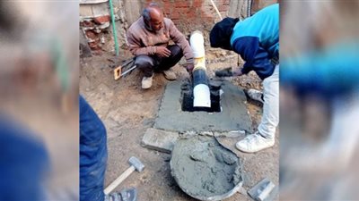 خطوط صرف صحي وبالوعات جديدة بمحافظات القناة