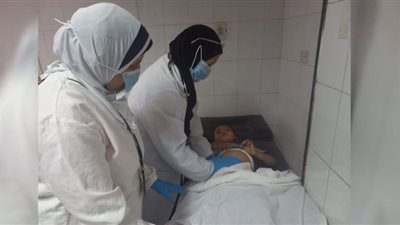 الكشف على 1517 مريض بقافلة علاجية في فرية ميت أبو خالد بالدقهلية