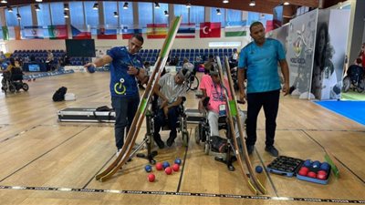 بعثة منتخب مصر للبوتشي تخضع للتصنيف الطبي في إيطاليا