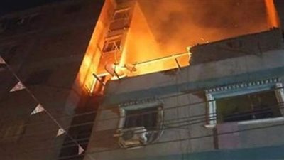 السيطرة على حريق بعمارة مجاهد ناصر عضو مجلس النواب بقليوب