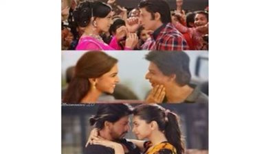 عناق دافئ.. شاروخان يتغزل في النجمة ديبيكا بادكون وتشاركه فيلمه الجديد