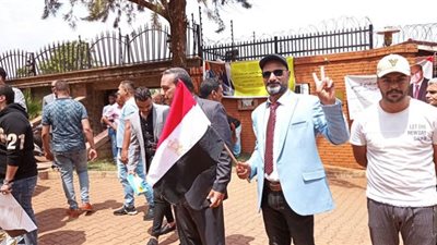 احتفالية تأييد ودعم القيادة السياسية من أبناء الجالية المصرية بأوغندا