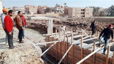 رئيس مدينة طامية بالفيوم يتفقد المشروعات الجاري تنفيذها