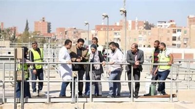 رئيس مياه بنى سويف تتفقد مشروع إنشاء محطة مياه الفقاعى