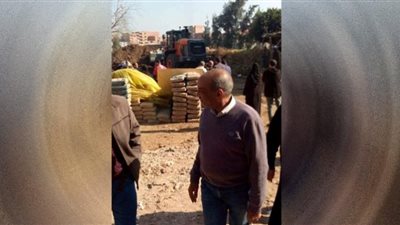 إزالة حالة تعدٍّ على الأراضي الزراعية بالمحلة