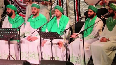 الحضرة تُحيي حفل إنشاد ديني في ساقية الصاوي