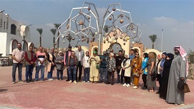 قرية الفواخير تحتضن فعاليات ورشة عمل ومعرض مشترك لفناني مصر والكويت