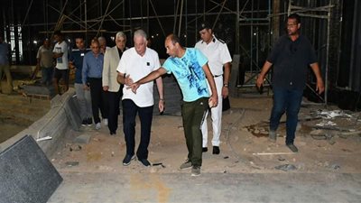 محافظ جنوب سيناء يتفقد العمل بمبنى مجلس المدينة الجديد