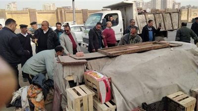 الشرقية: رفع الإشغالات المخالفة بمنطقه كفر أبو حسين