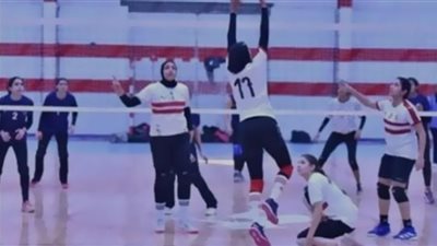 مرتبط الزمالك للطائرة تحت 14 عاما للبنات يهزم الزهور في الدوري