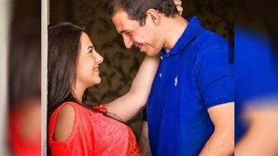 دنيا سمير غانم تهنئ زوجها رامي رضوان بعيد ميلاده