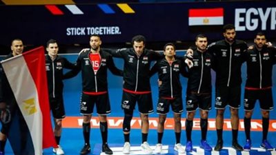 منتخب مصر لليد يستعد لمواجهة المجربكأس العالم 2023