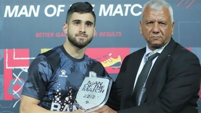 زرقي حمرون رجل مباراة فاركو والمصري