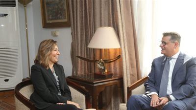 وزيرة الثقافة تلتقي البرلماني طارق رضوان لبحث آليات إنشاء وحدة حقوق الإنسان بالوزارة