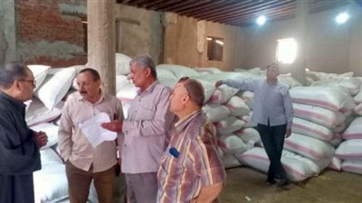 ضبط 70 طن أرز شعير قبل بيعها بالسوق السوداء فى الشرقية