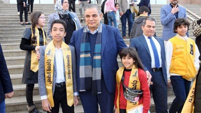 رئيس جامعة كفرالشيخ يفتتح المرحلة السادسة لمشروع جامعة الطفل
