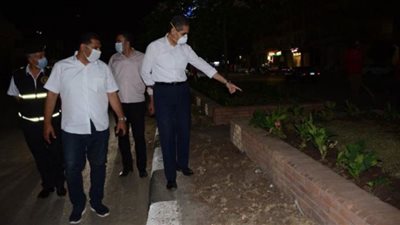 محافظ الغربية يشهد غرس ٤٠٠ شجرة في الطريق الدولي بطنطا وقطور