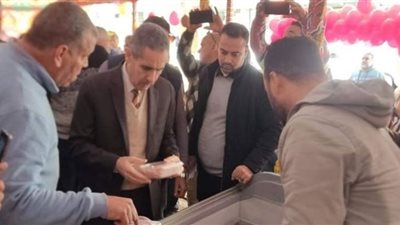محافظ الغربية يفتتح معرض أهلًا رمضان بكفر الزيات وبسيون