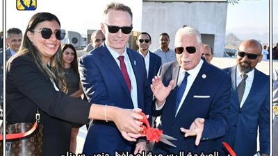 محافظ جنوب سيناء يفتتح محطة الطاقة الشمسية أعلى مجلس المدينة الجديد