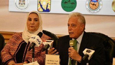 وزيرا الرياضة والتضامن ومحافظ جنوب سيناء يشهدون المؤتمر الصحفي للمهرجان المصري الإماراتي الثاني لرياضه الهجن