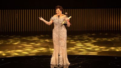 أمير رمسيس يحاور لبلبة بمهرجان القاهرة السينمائي