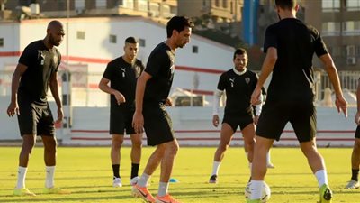 مران خططي للمستبعدين من مباراة الزمالك و الهلال السعودي
