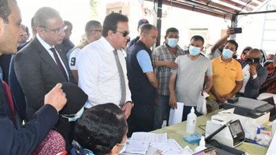 وزير الصحة ومحافظ الفيوم يتفقدان أعمال تطوير ورفع كفاءة الوحدة الصحية مطول