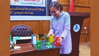 طلاب جامعة الطفل يتعرفون على إمكانيات كلية الذكاء الاصطناعي