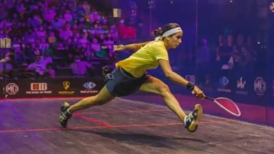 نوران جوهر تحتفي بلقب بطولة هيوستن للإسكواش