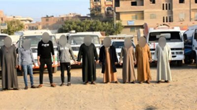 حبس المتهمين بسرقة خط بترول في الصف