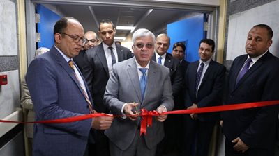 افتتاح المرحلة الثانية من أعمال تطوير مستشفى بدر الجامعي (صور)