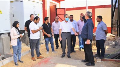 محافظ الغربية يتفقد مشروعات الصرف الصحي بقرى المبادرة الرئاسية حياة كريمة