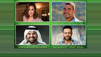 عمرو دياب وأنغام وتامر عاشور..كثافة غنائية في يناير 2023
