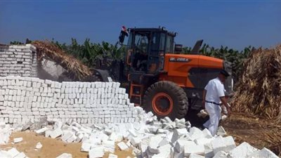 بنى سويف إزالة 41 حالة تعدفى المرحلة الثانية من الموجة الـــ 20 لحملات إزالة التعديات