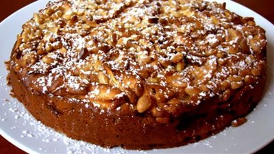 طريقة عمل كيكة التفاح بصوص الكراميل