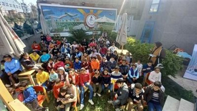 صور| يوم تثقيفي لـ 1000 طفل بمكتبة مصر العامة بالشرقية