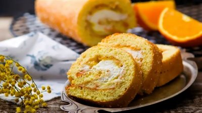 طريقة عمل سويسرول البرتقال