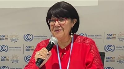 قمة المناخ.. هالة يسري تشيد بدور المرأة في الأمن الغذائي