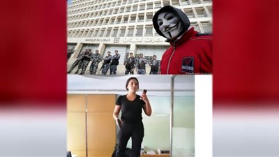 سالي حافظ تنفذ الجريمة الكاملة.. اقتحام البنوك اللبنانية عرض مستمر