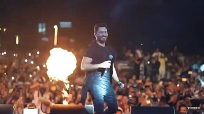 تفاصيل حفل تامر حسني بالإسكندرية