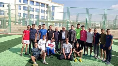 مسابقة كرة القدم الخماسية لطلاب برنامج جراحة الفم والأسنان بجامعة الزقازيق الأهلية