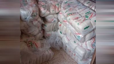 ضبط 474 كيلو سكر تمويني قبل بيعه في السوق السوداء بالشرقية